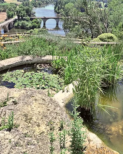 Les jardins panoramiques de Limeuil, arrêt du circuit Paysage et gastronomie